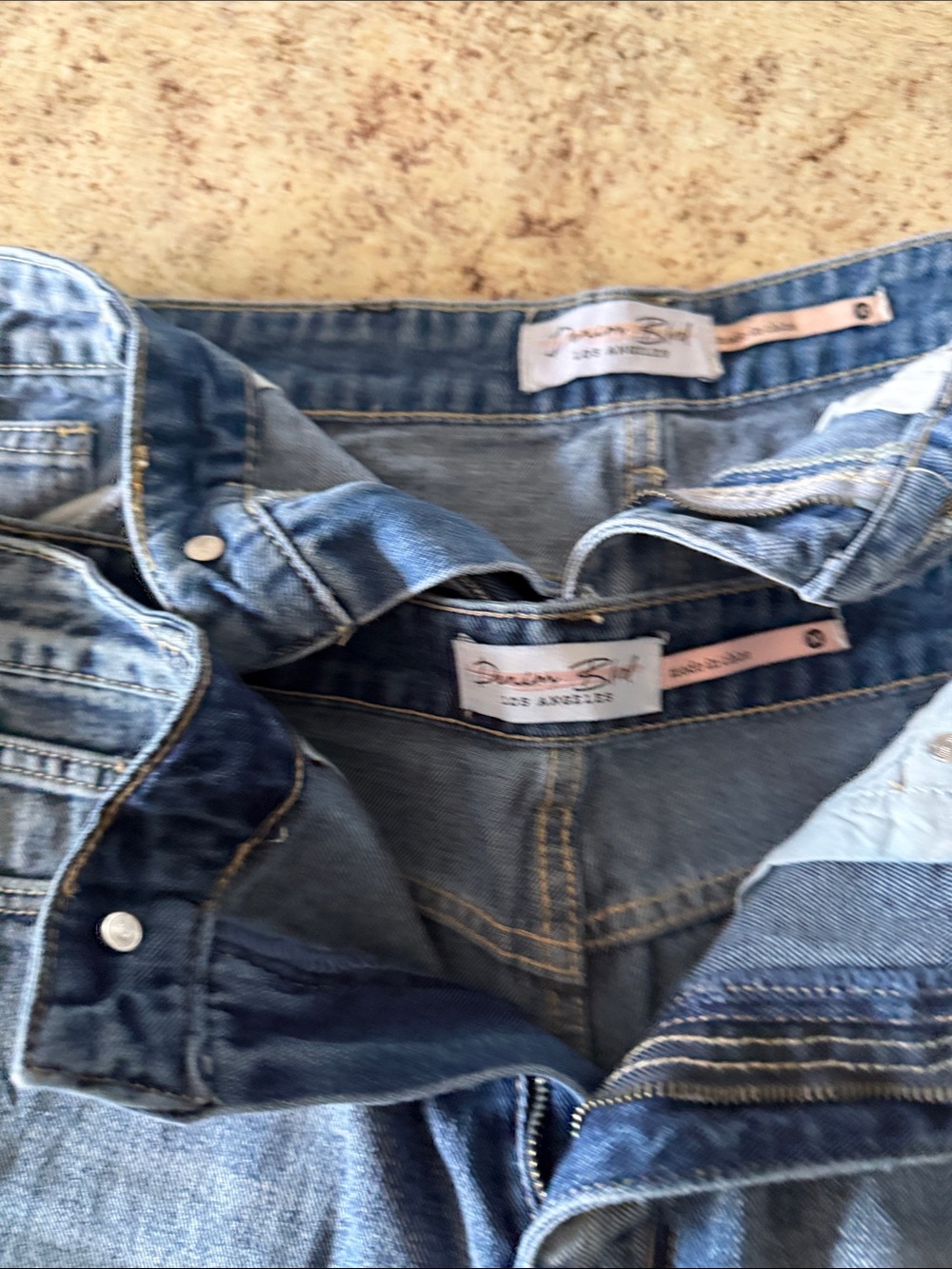 Denim Blvd Distressed High-Rise Women Shorts - Blue - Picture 3 of 4